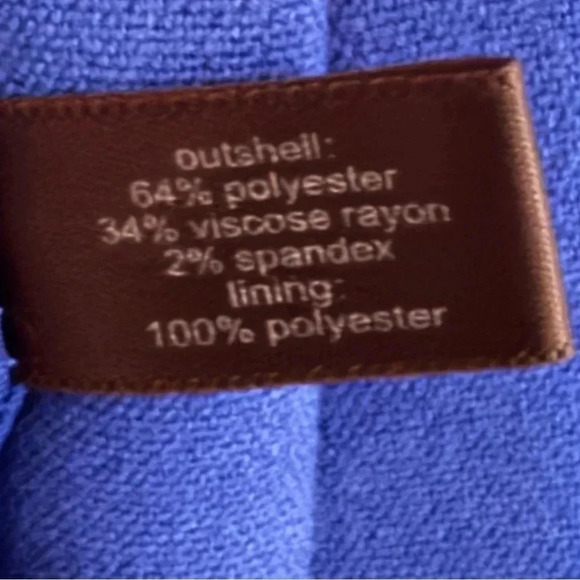 THE LIMITED Solid Blue Crew Neckline Sheath Short Dress Size 4 - Picture 7 of 7